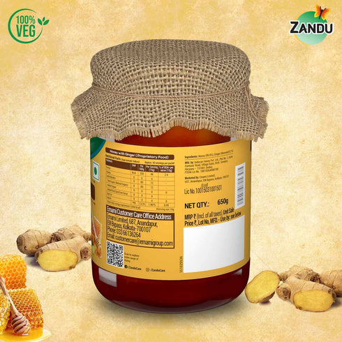 Zandu Pure Honey with Ginger